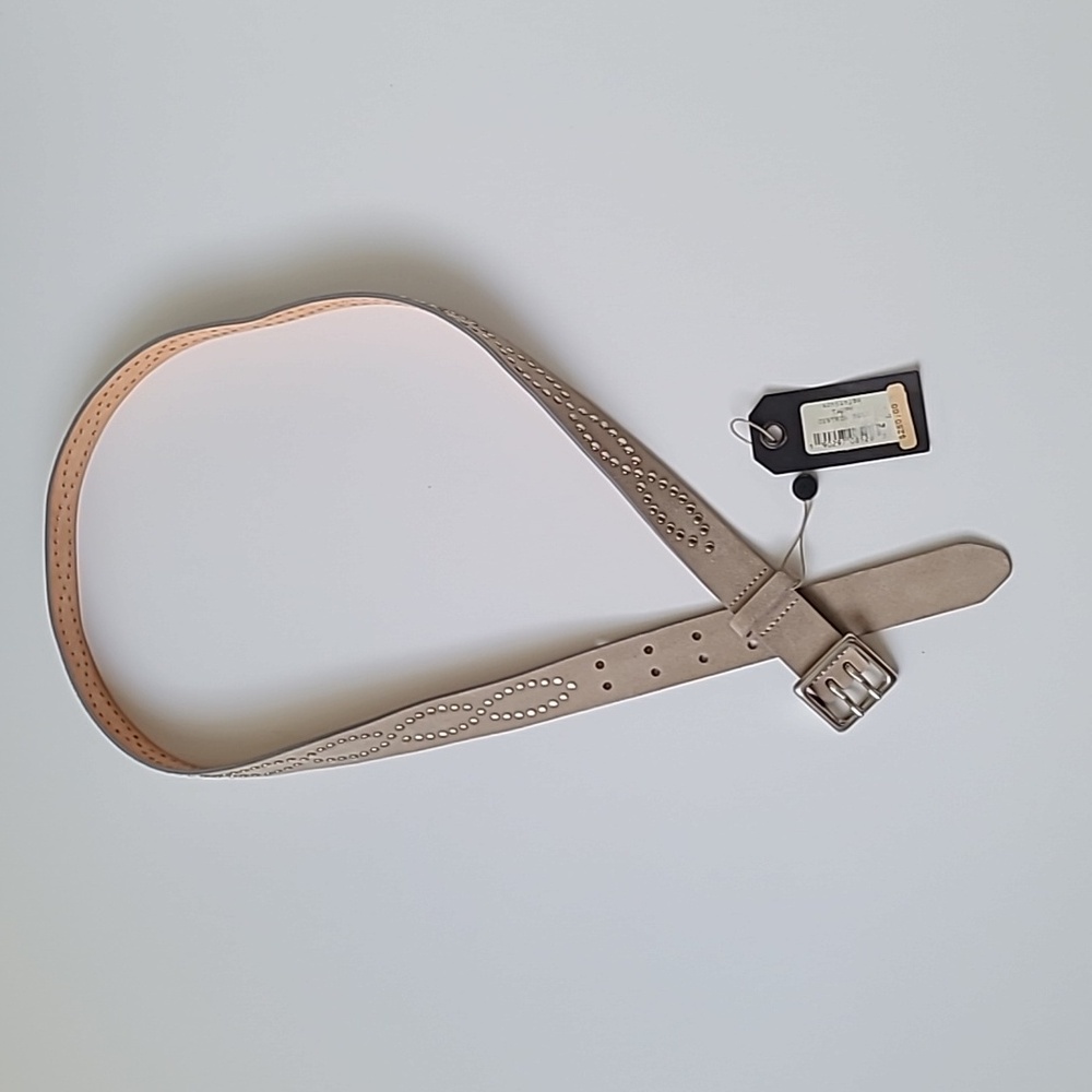 Rag and Bone grey suede leather belt sz L